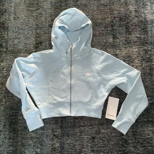 Lululemon Full Zip Cropped Hoodie Powder Blue ✨Brand New✨
